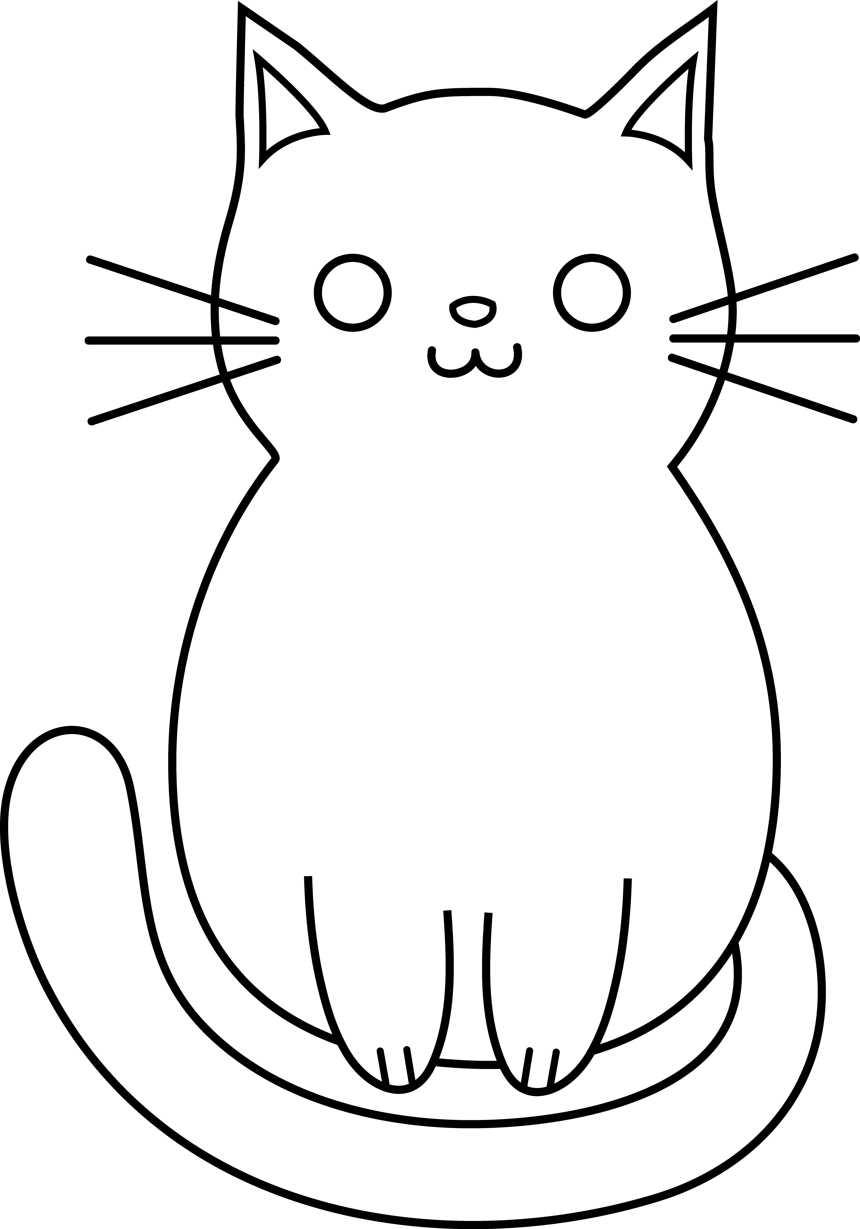 Puppy And Kitten Clipart Black And White | Clipart Panda - Free ...