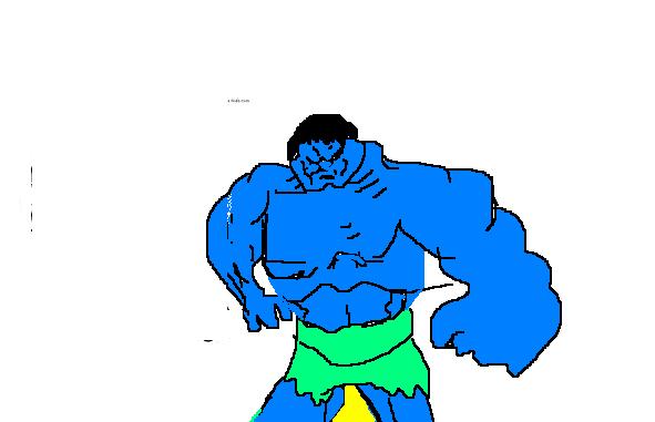 Hulk image - vector clip art online, royalty free & public domain