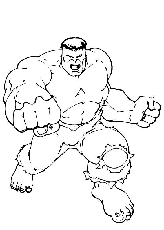 THE INCREDIBLE HULK coloring pages : 60 free superheroes coloring ...