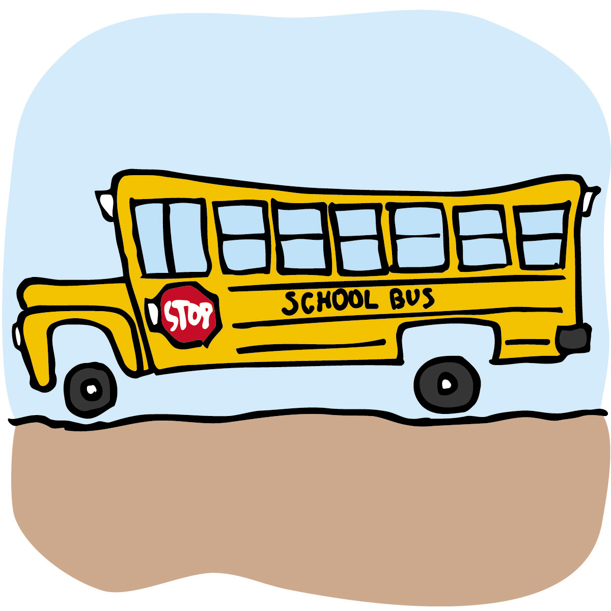School Bus Stop Clip Art | Clipart Panda - Free Clipart Images