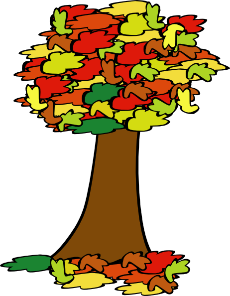 Fall Tree clip art - vector clip art online, royalty free & public ...