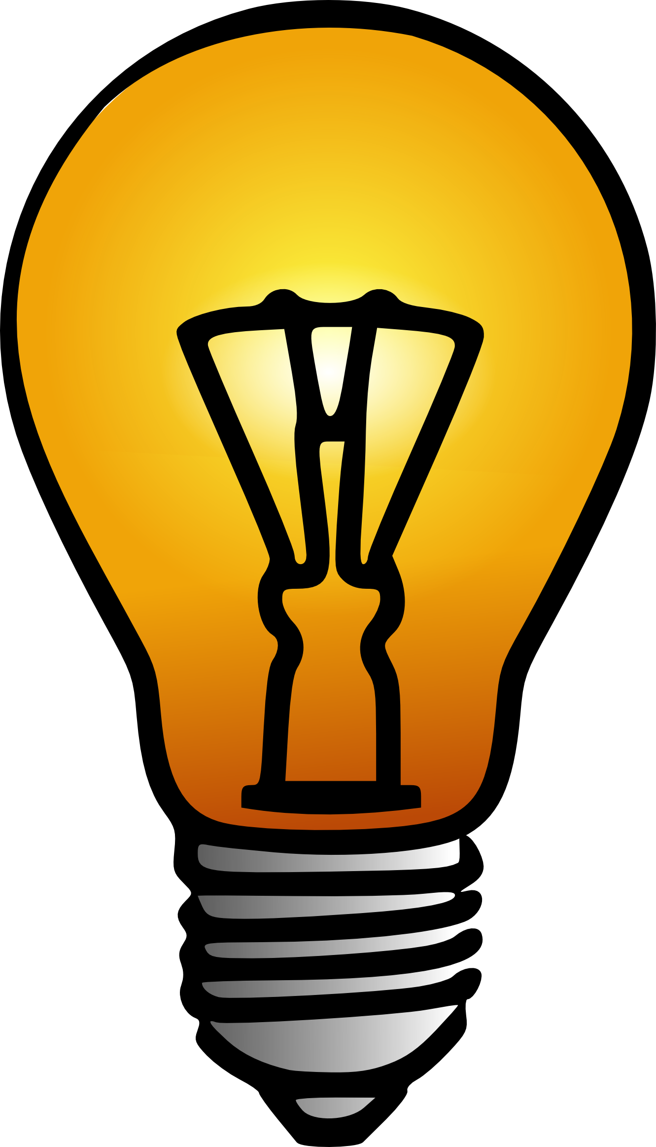 Clip Art: Light Bulb Bulb RSS openclipart.org ... - ClipArt Best ...