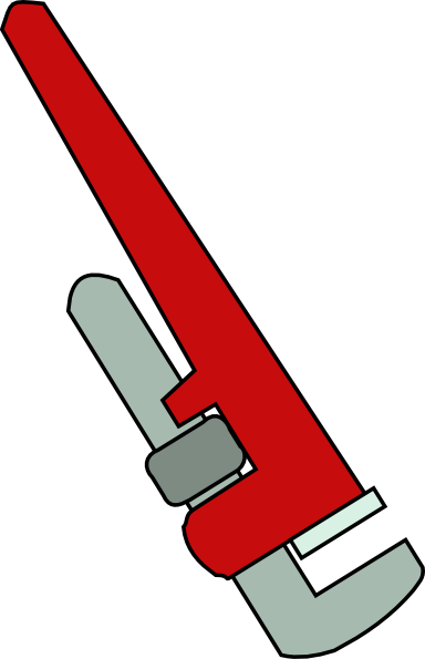 Pipe Wrench clip art - vector clip art online, royalty free ...