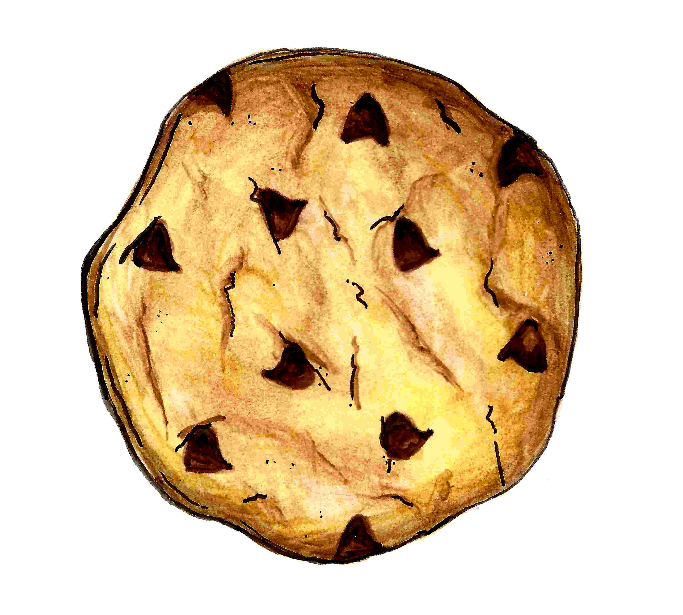 Pix For > Chocolate Chip Cookie Clipart