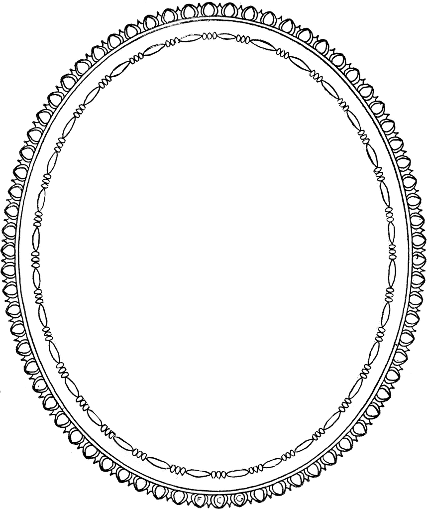 Oval Frame | ClipArt ETC