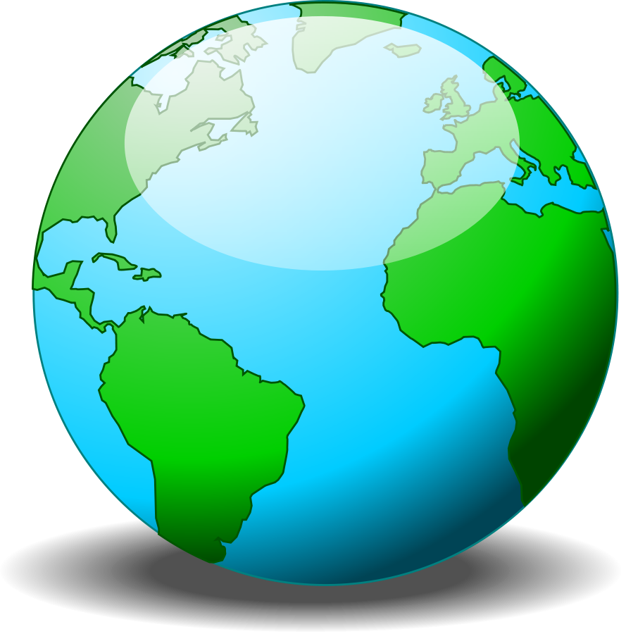 Simple Globe Vector | Clipart Panda - Free Clipart Images
