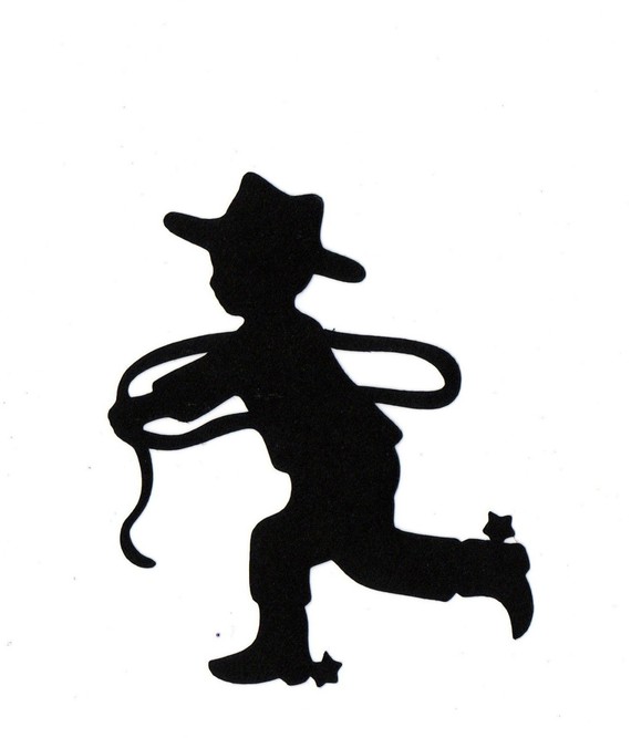 Cowboy Silhouette Clip Art - ClipArt Best