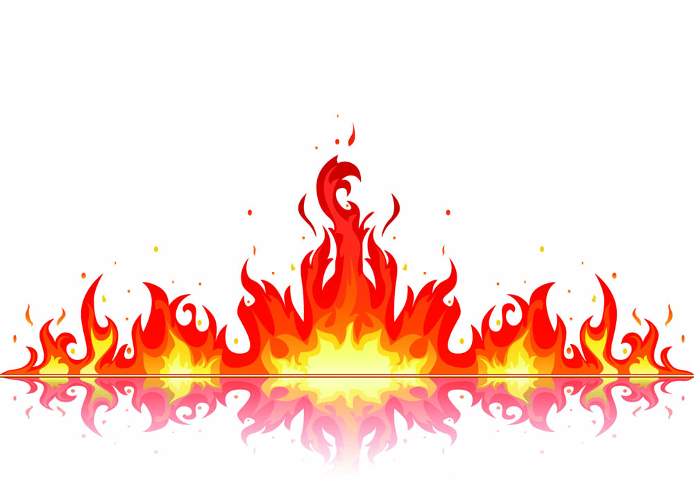 free vector clip art flames - photo #1