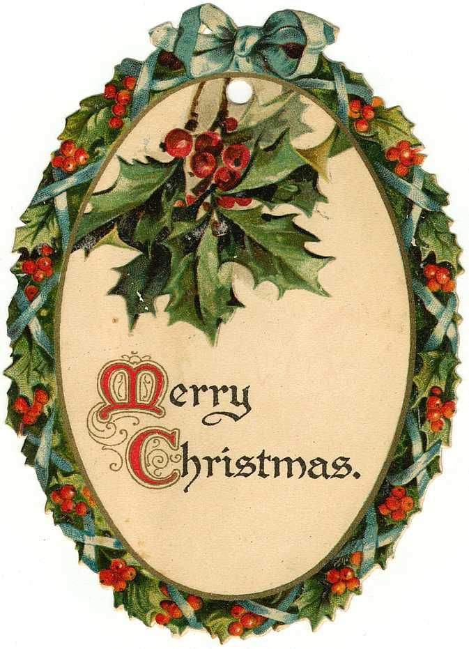 Vintage Christmas Illustration - Cliparts.co
