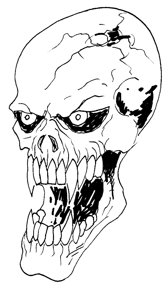 funcentrate.com » Cool Drawings Of Skulls On Fire