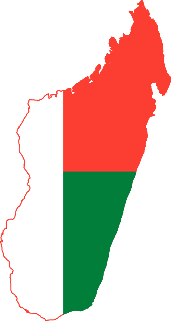 Flag Map of Madagascar flagartist.com Flag SVG YouTube Facebook ...