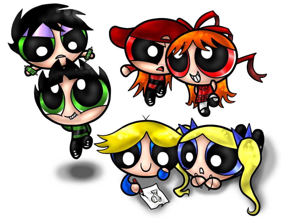 AT: The Rowdyruff Boys and The Powerpunk Girls by Pastel-Pocky on ...