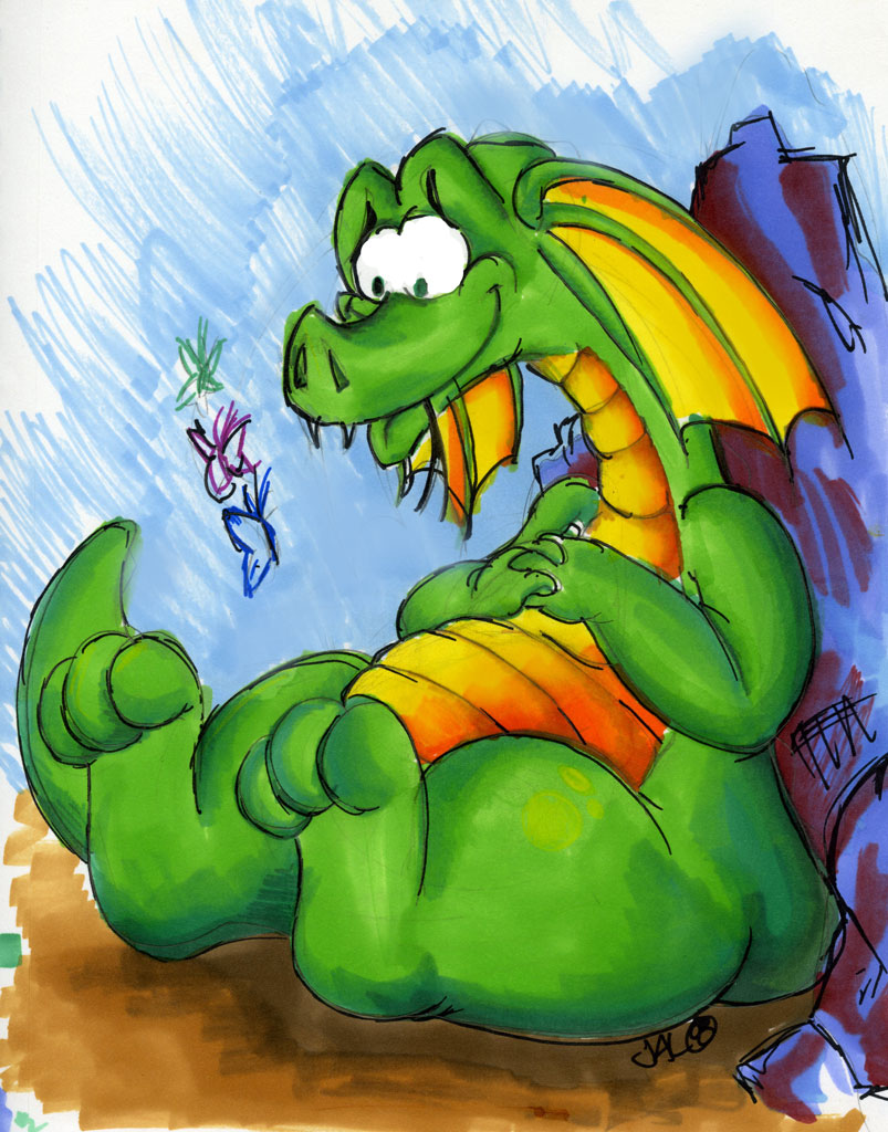 The Friendly Dragon by HooplaImages on DeviantArt