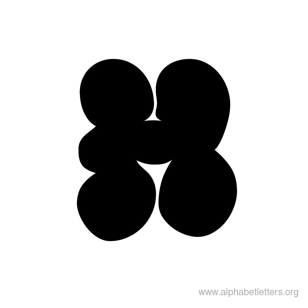 Download Printable Bubble Letter Alphabets | Alphabet Letters Org