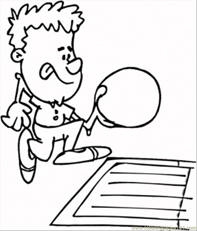 Bowling Pictures To Color - AZ Coloring Pages
