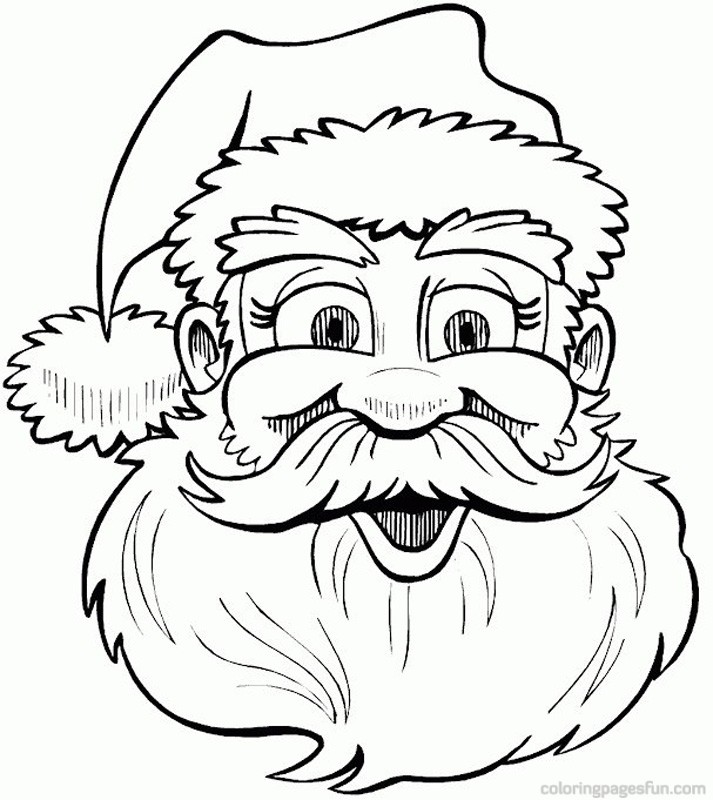 Drawing Of Santa Claus - AZ Coloring Pages