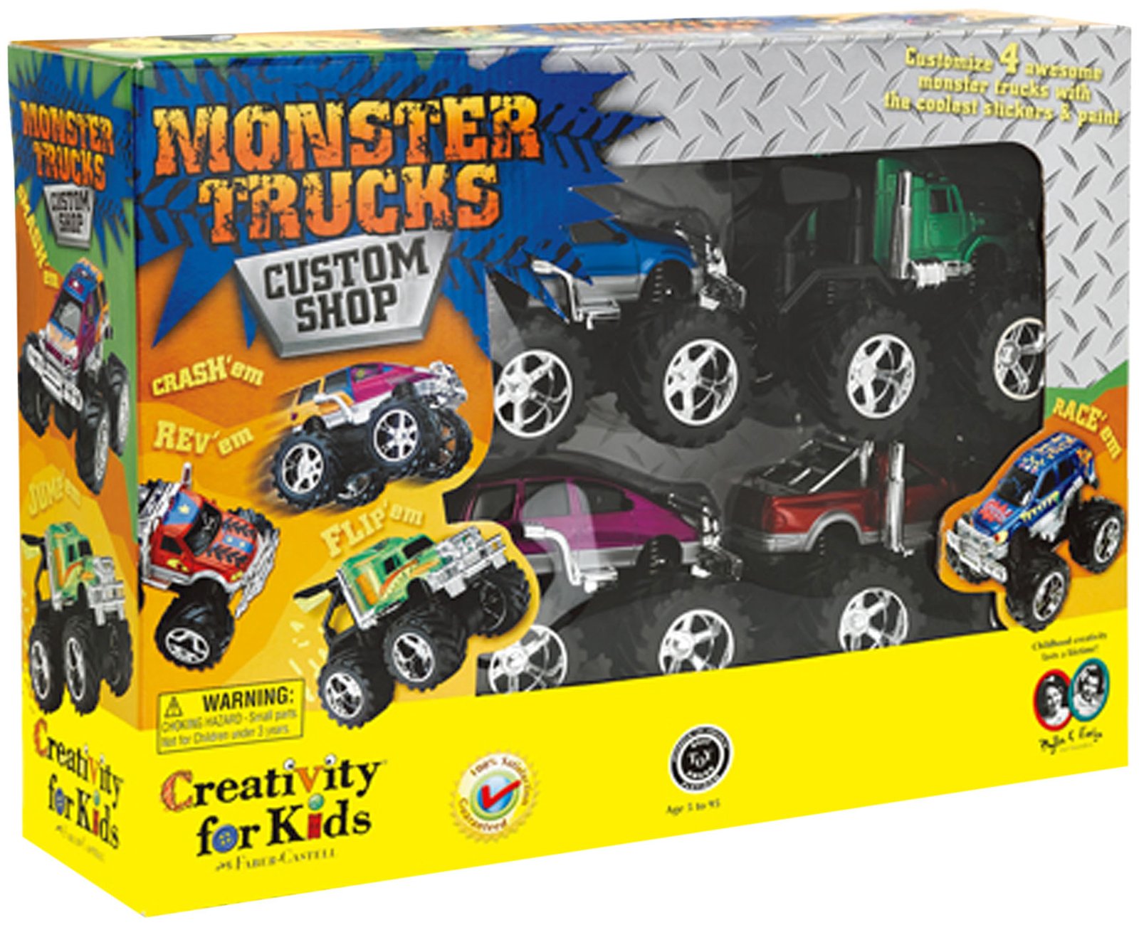 Creativity For Kids Monster Trucks - Free Shipping