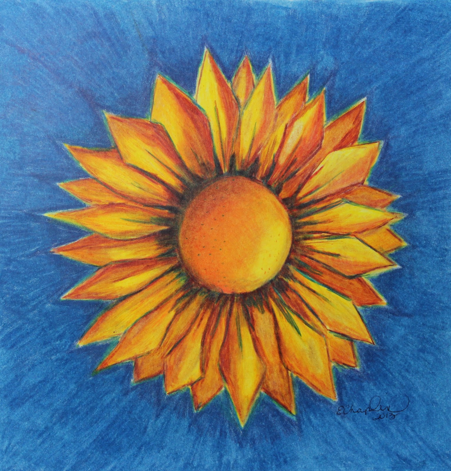 Betsy's Whimsical Tangles: 2013 SUN ART "Sun Flower" for the Art ...