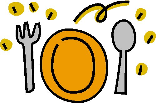 Iammisc Dinner Plate With Spoon And Fork Clipart - Free Clip Art ...