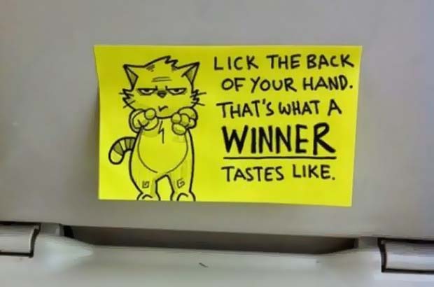 16 Motivational Post-It Notes On Trains | Addicted 2 Success