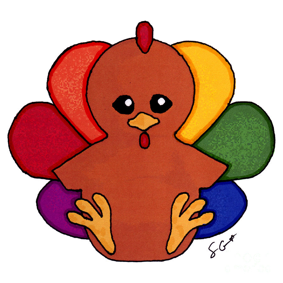 Happy Turkey Day by Samantha Geernaert - Happy Turkey Day Drawing ...