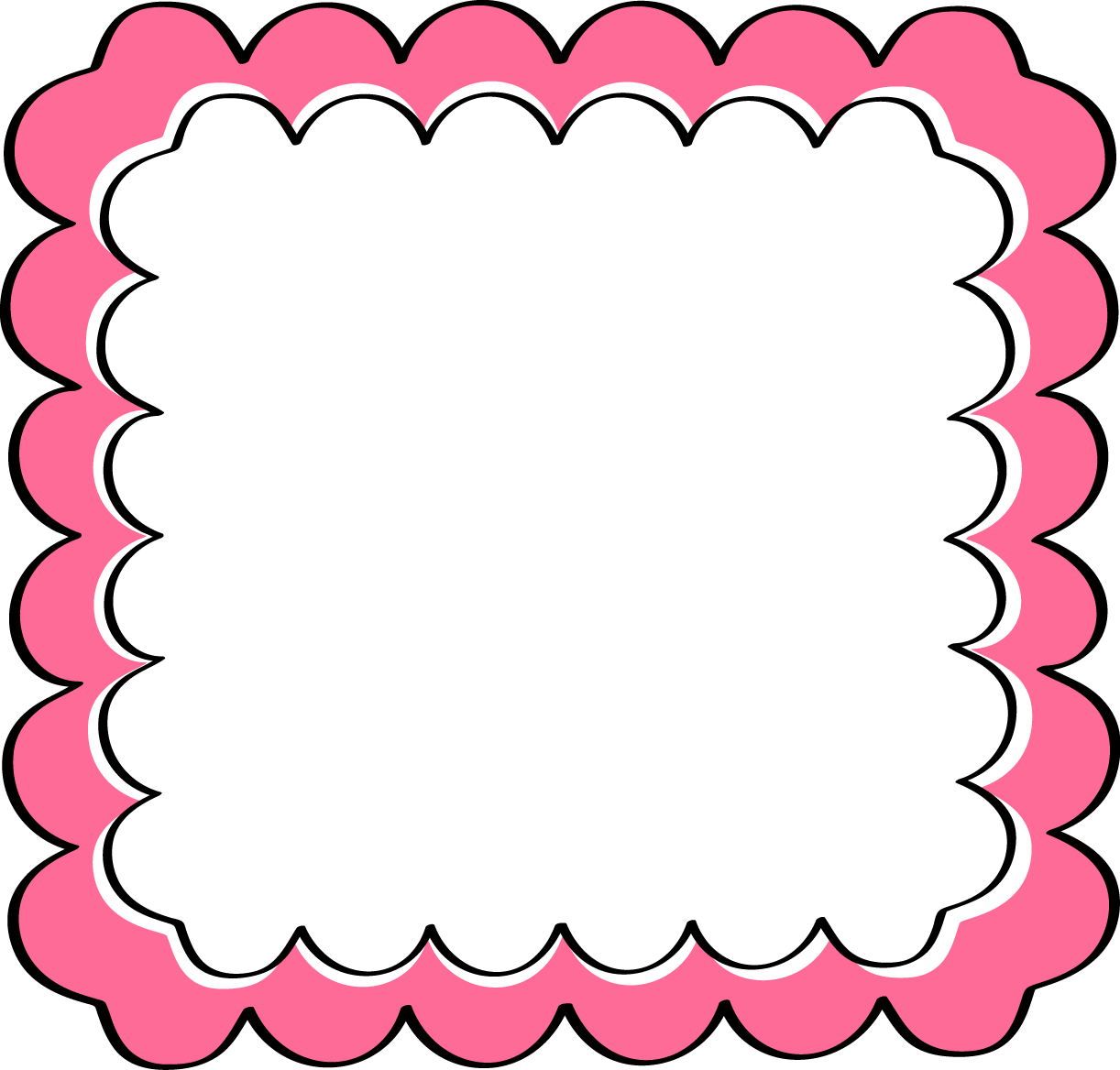 Pink Scroll Frame Clip Art | Clipart Panda - Free Clipart Images