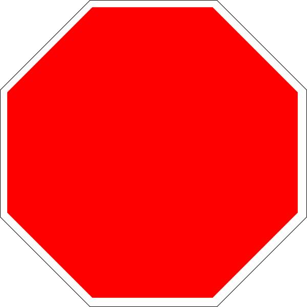 Blank stop sign clip art | Home Improvement Gallery