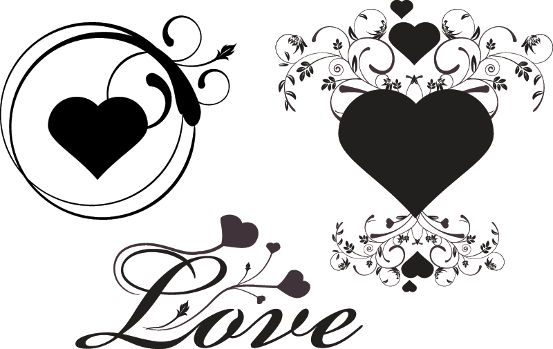 Love Lee Heart Vector - Free Vector Download | Qvectors.net