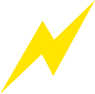 vector lightning bolt cliparts symbol clipart triangle library drawing