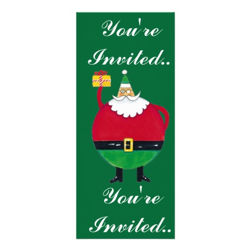 Fat Santa Invitations, 24 Fat Santa Invites & Announcements ...