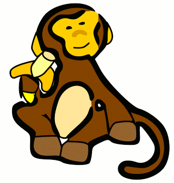 Pictures Of Monkeys Eating Bananas - ClipArt Best