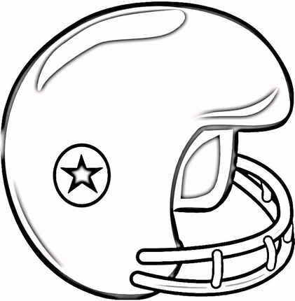 Football Helmet Coloring page | SuperColoring.com