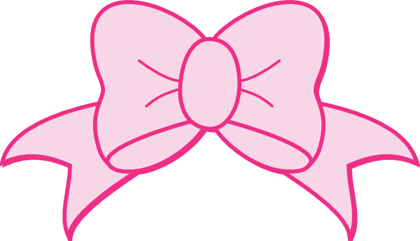 Pink Bow Clip Art at Clker.com - vector clip art online, royalty ...