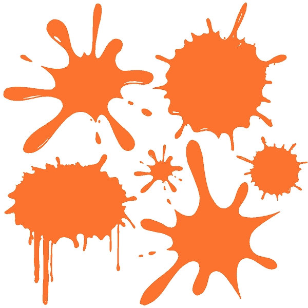 Popular items for splat wall decals on Etsy