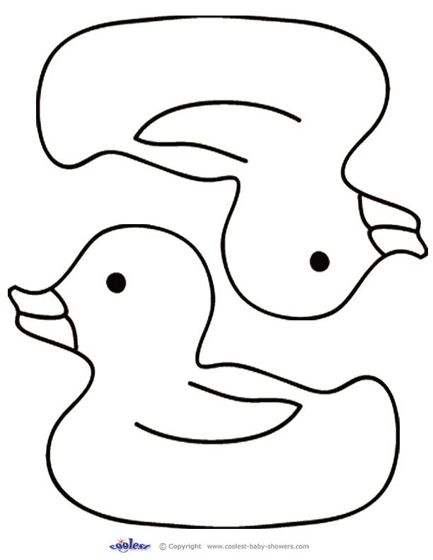 Rubber Duck Outline Cliparts.co