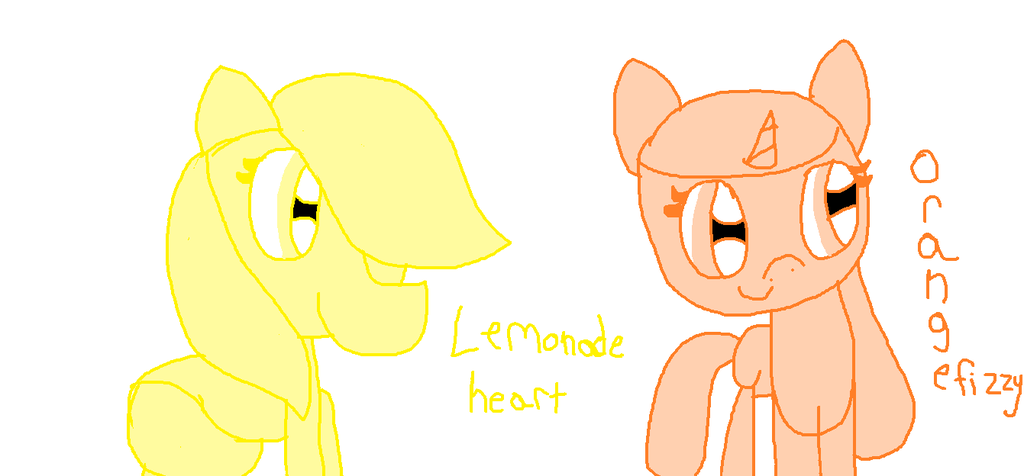 Lemonade Heart And Orange Fizzy by O-Okillershuppet19 on deviantART