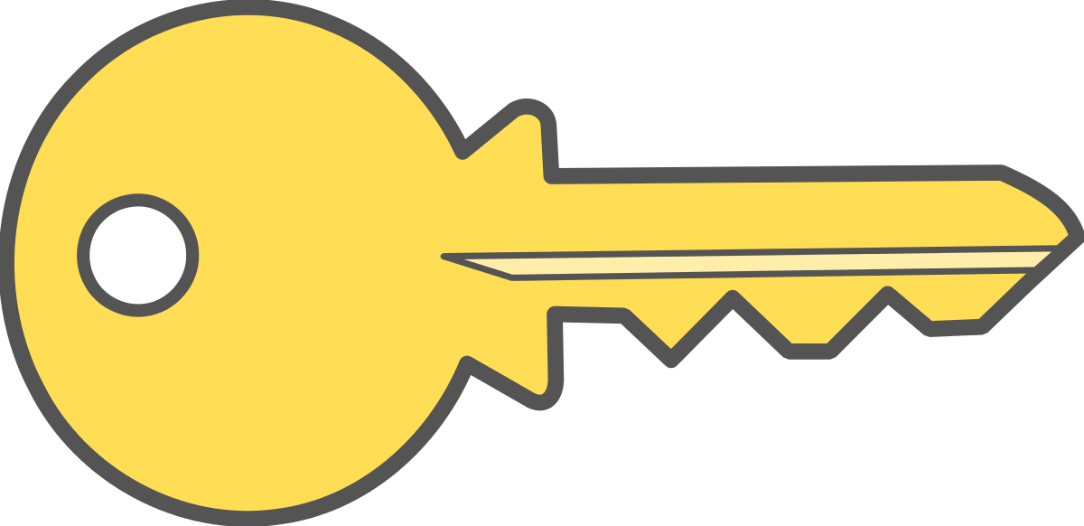 Key Yellow Clipart by gerhard-tinned : Building Cliparts #2841 ...