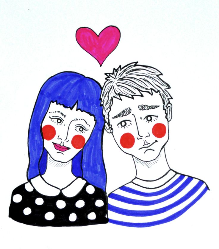 Gross happy couple drawing | Faces | Pinterest