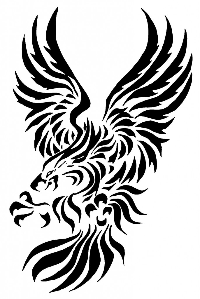 Tribal Eagle Tattoos Designs and Ideas - 44 Tribal Tattoo Design ...