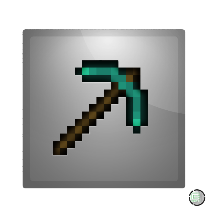 deviantART: More Like Minecraft - Pickaxe Icon by CoopaD