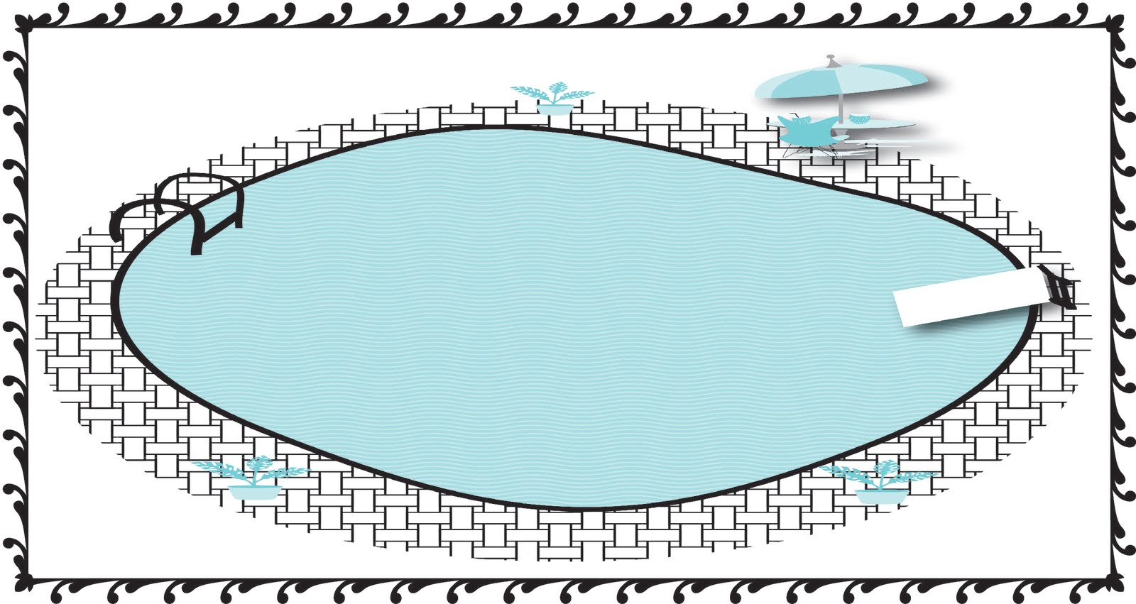 Bullington Designs: pool clip art I designed for a pool company ...