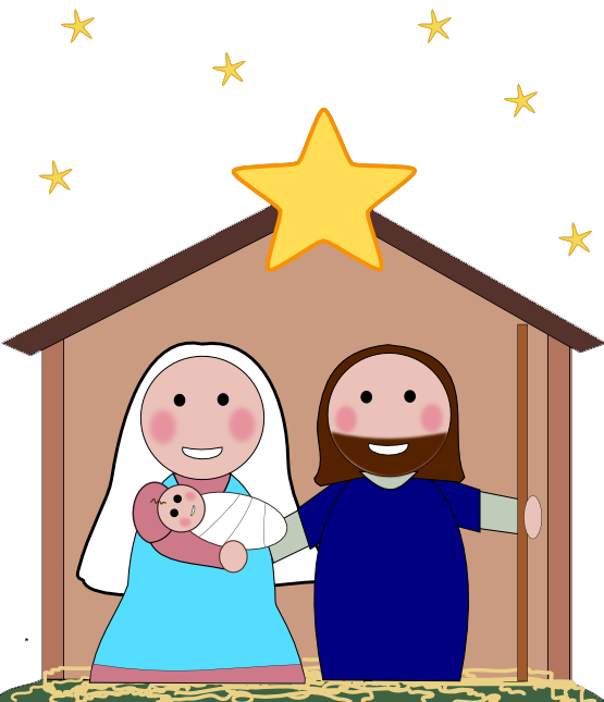 free animated nativity scene clipart - photo #1