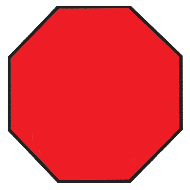 Blank Stop Sign Template