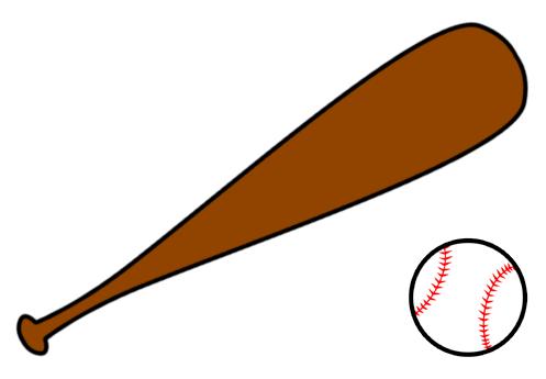 Crossed Baseball Bat Clipart | Clipart Panda - Free Clipart Images