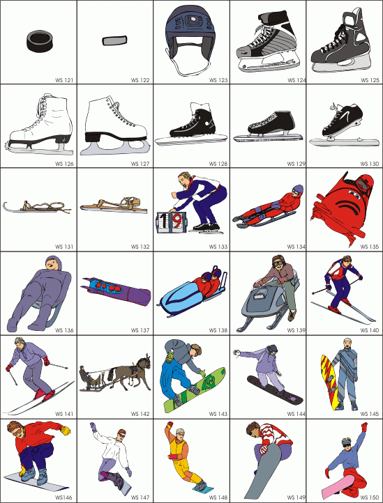 free clipart winter sports - photo #32