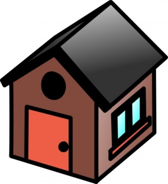 Small House Clip Art (.) - Cartoon vector #37759 | Download Free ...