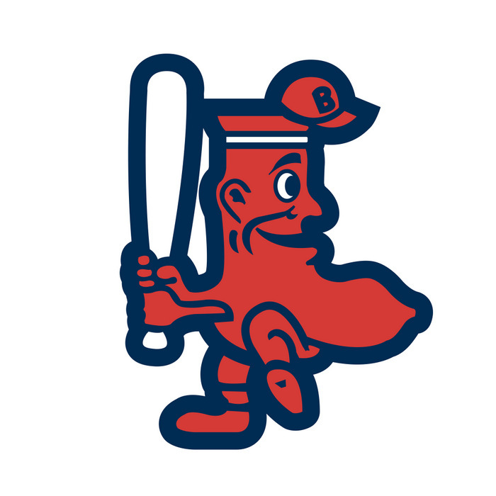 MLB Boston Red Sox Throwback Logo Fathead Wall Graphic—Buy Now!