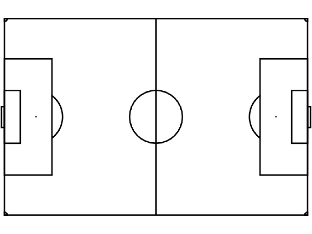 Blank Soccer Field Diagram