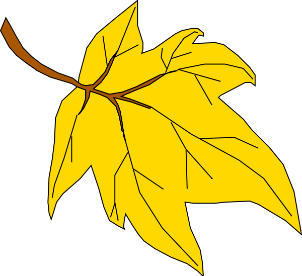 Fall Leaf clip art - vector clip art online, royalty free & public ...