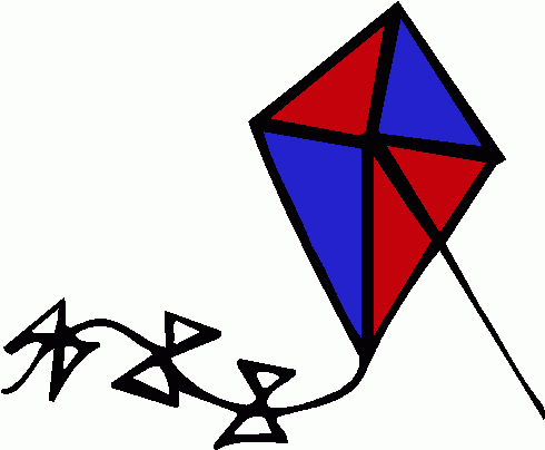 Colorful and Adorable Kite Coloring Pages